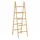 vidaXL Doppel-Handtuchleiter 5 Sprossen Braun 50 x 160 cm