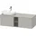 Duravit D-Neo Konsolenwaschtischunterbau wandhängend Betongrau Matt 1400x550x459 mm - DE4950L3407000 DE4950L34070000