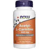 NOW Foods Acetyl-L-Carnitine 500 mg Kaseln 50 St.
