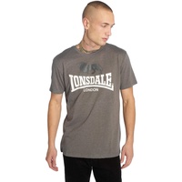 Lonsdale London Herren GARGRAVE T-Shirt, Marl Stone, XXXL