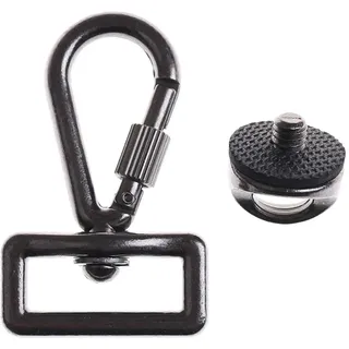 DSLR SLR Kamera 1/4 Zoll Schraubverbindungsadapter Verbindungshaken für Kamera Schultergurt Umhängegurt Gürteltasche für Tasche DSLR SLR Schulter Quick Neck Strap Gürteltasche Tasche Zubehör Kit