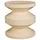 Koopmann International Beistelltisch MESO, Ø 31 cm - Creme - Eisen