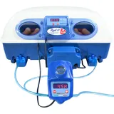Borotto Real 49 Plus Expert | Brutautomat Vollautomatisch Professionelle für 49 oder 196 Kleine Eier mit Automatische Eierwender, Antibakterielles System, Luftbefeuchter Sirio | Hergestellt in Italien
