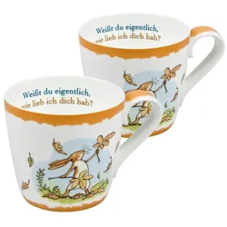 Könitz Porzellan 2er Becher, Weißt du eigentlich...-Herbst