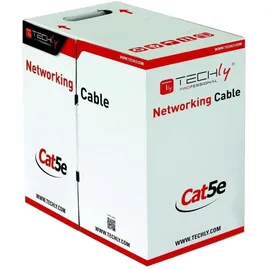 TECHLY Cat5e 305 m), Cca-netzwerkkabel – Grau, Netzwerkinstallationen