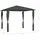 vidaXL Pavillon 3 x 3 m inkl. Seitenteile anthrazit