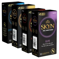 «Probier-Set» 4 Sorten latexfreie Kondome zum Ausprobieren (40 Kondome) 40 St