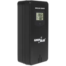 Green Blue GB532 Kabelloser Wetterstation Außensensor mit LCD-Display Temperatur Luftfeuchtigkeit