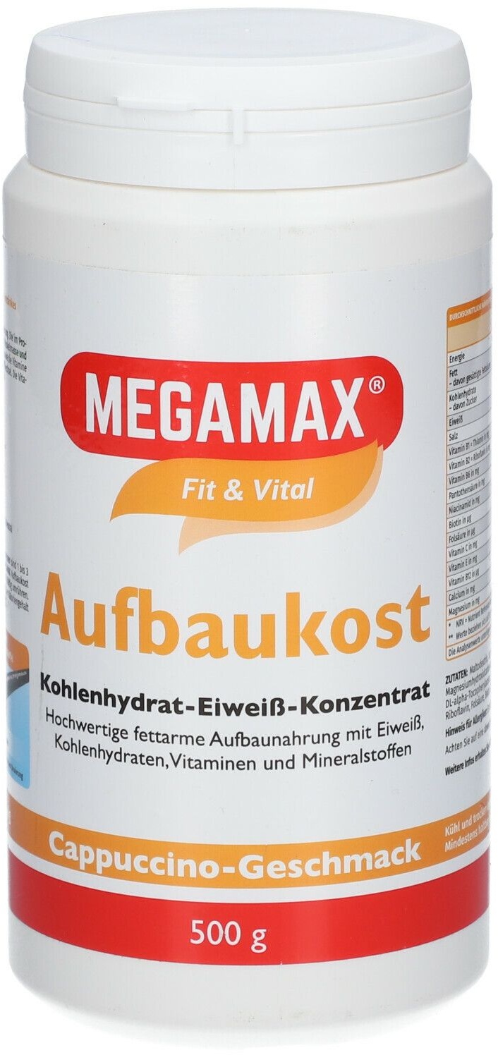 Megamax® Nutrition Aufbaukost Capuccino