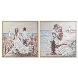 Bild DKD Home Decor Strand (100 x 4 x 100 cm) (2 Stück)
