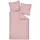 Traumschlaf Mako-Satin Gestreift Rosa 135 x 200 cm + 80 x 80 cm