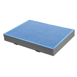 Niedersprungmatte blau-grau - 300 x 200 x 12 cm