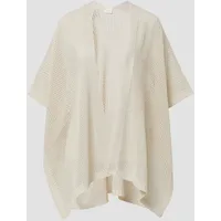 S.Oliver Leichter Strickponcho beige OneSize
