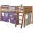 90 x 200 cm Buche massiv natur horse-lila