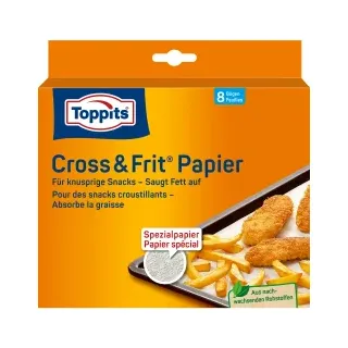 Toppits Toppits® Cross & Frit®-Papier, 4008871200273 = 1 Packung = 8 Bögen