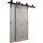 Home Deluxe Doppelschiebetür Solia Holzschiebetür Braun
