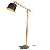meine wunschleuchte Stehleuchte 156cm Schwarz-Gold