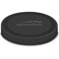 SpeedLink SL-690403-BK Puck (10 W), Wireless Charger, Schwarz USB Kabelloses Aufladen Schnellladung Auto