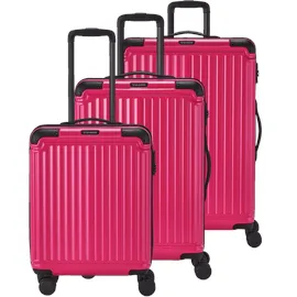 Travelite Cruise 4-Rollen L/M/S Pink