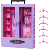 Mattel Puppenmöbel Kleiderschrank lila/rosa HJL65