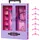 Mattel Puppenmöbel Kleiderschrank lila/rosa HJL65