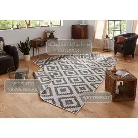 HANSE HOME Malta Wendeteppich 200 x 290 cm grau/creme
