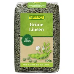 Rapunzel Linsen grün bio