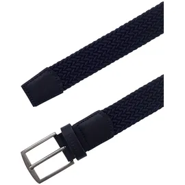 Mustang Stretchgürtel Materialmix 3,5 cm blau 100