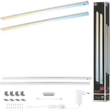 Paulmann LED Lichtleiste Inline chrom matt 55 cm TW 2er Set