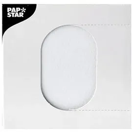 Papstar Tropfdeckchen rund Ø 8,5 cm 500 St. Weiß