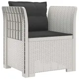 vidaXL 1-Sitzer Sessel 1 x 1 x 1 cm weiß