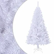 vidaXL Künstlicher Weihnachtsbaum mit Dicken Zweigen Weiß 120 cm