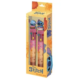 Disney Lilo und Stitch Mix-Set mit 2 10-Farben-Stiften 9,5 x 23 cm