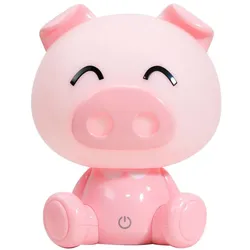 Kindertischleuchte Piggy Rosa Pink max. 3 Watt