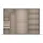Rauch Schwebetürenschrank OTELI 271 x 210 x 62 cm Grau