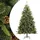vidaXL Künstlicher Weihnachtsbaum Klappbar mit Zapfen grün 180 cm