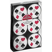 Stewo Teelichte mit Motiv (Kreuz Pik Herz Karo (6 Teelichte))