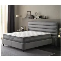 Pointhome Boxspringbett Set, Yatas Bedding Cool & Wool, Schlafzimmerbett, H3 (Mittelfest) (5-Zonen-Matratze, doppelseitige Matratze), Taschenfederkern, Matratzenhöhe: 28 cm 180 cm x 200 cm