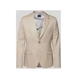 zuitable Sakko mit Brustleistentasche Modell 'DiNick', Beige, 56
