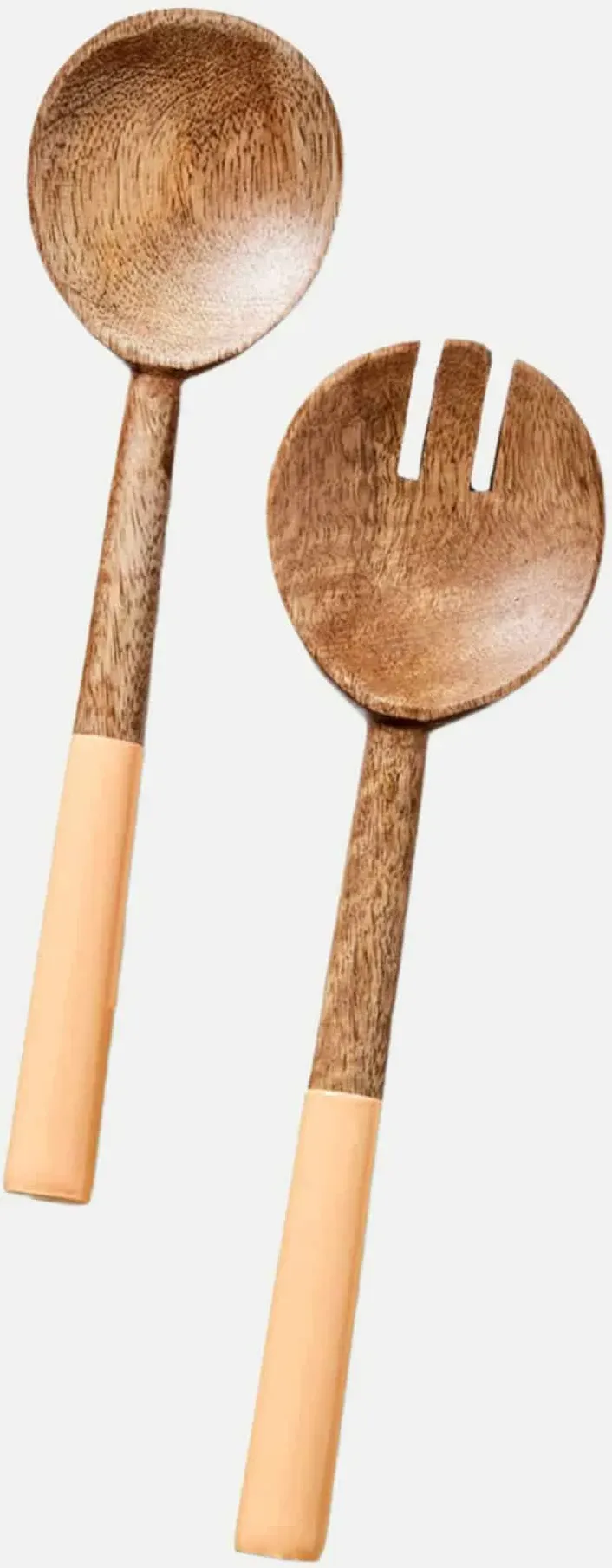 Salatbesteck Kisha - 7,5x27,5cm Braun