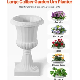 Vevor Blumenspindel 25 x 42 cm Weiß