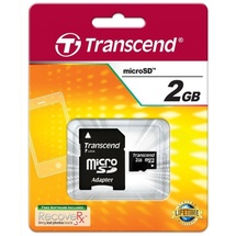 Transcend microSD 2GB + SD-Adapter