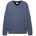 1038427 Basic Knit Pullover Mit V-ausschnitt Vintage Indigo Blue Melange 2XL