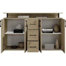HBZ Drivno Sideboard 139 x 90 x 34 cm Braun
