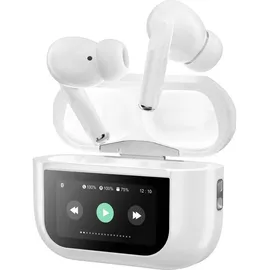 MUSIC MAN BT-X72 In Ear Headset Bluetooth® Stereo Weiß Noise Cancelling Batterieladeanzeige, Headset, Ladecase,