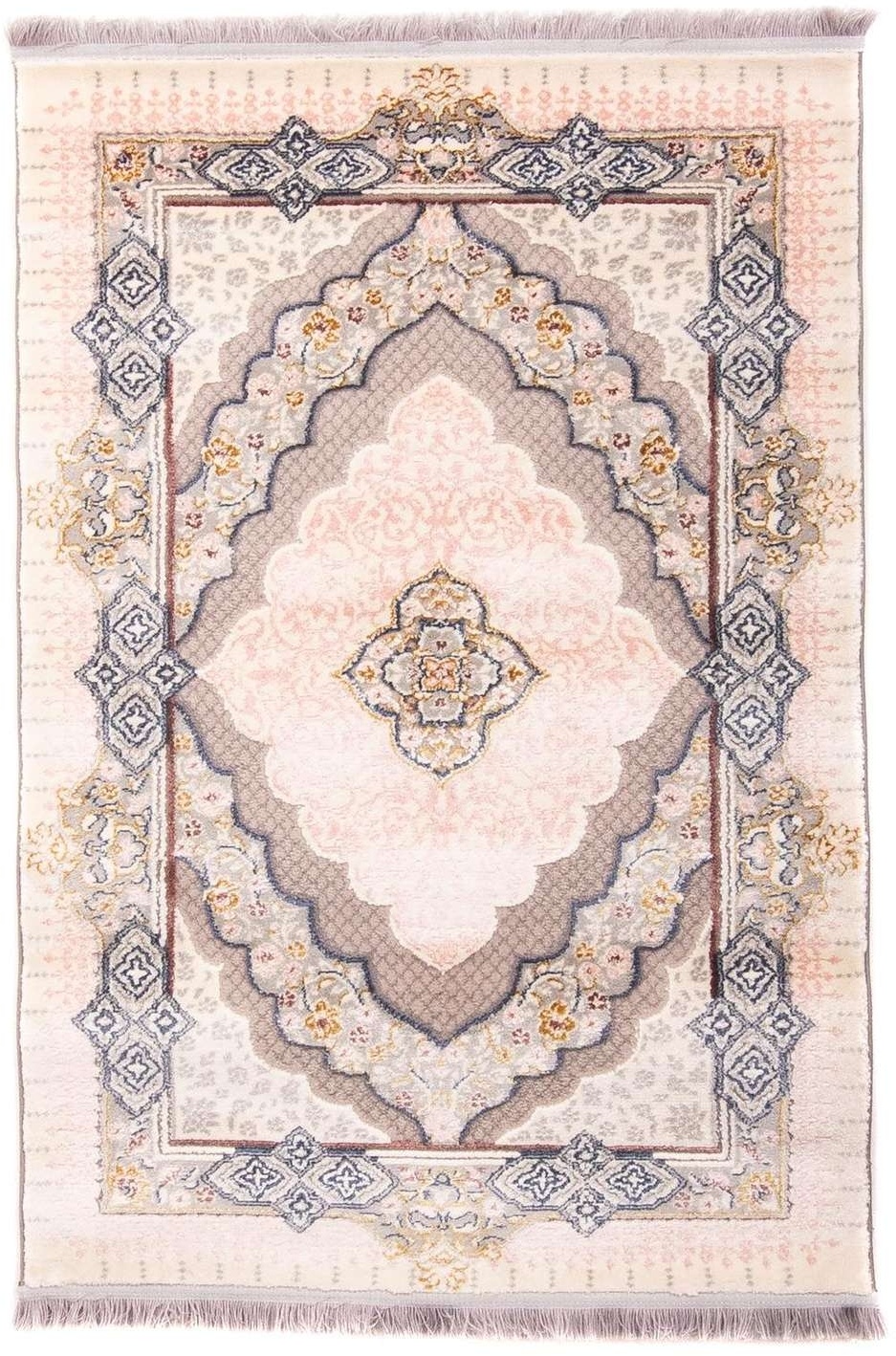 Morgenland Orientalischer Webteppich - Iman - beige - 400 x 300 cm - rechteckig