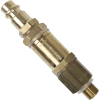 Mesto Druckluftfüllventil (Messing; 6 bar; Druckbegrenzer; für Kompressor geeignet;