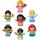 Disney Little People Disney Princess Spielzeug, Set mit 7 Figuren für Klein- und Vorschulkinder