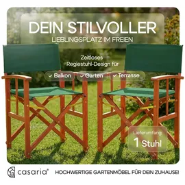 CASARIA Regiestuhl Gartenstuhl 54 x 46 x 87 cm grün