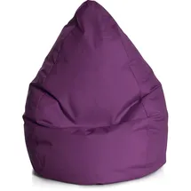 Sitting Point BeanBag Brava 70 x 110 cm aubergine